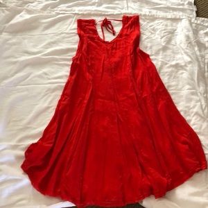 Ecote bright poppy color dress